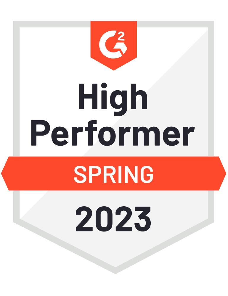 SciNote G2 rating: High Performer Spring 2023