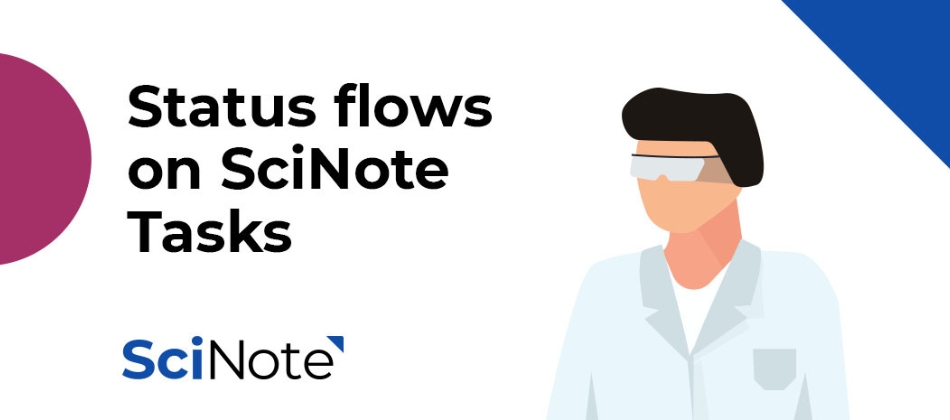 Status flow on SciNote Tasks blog