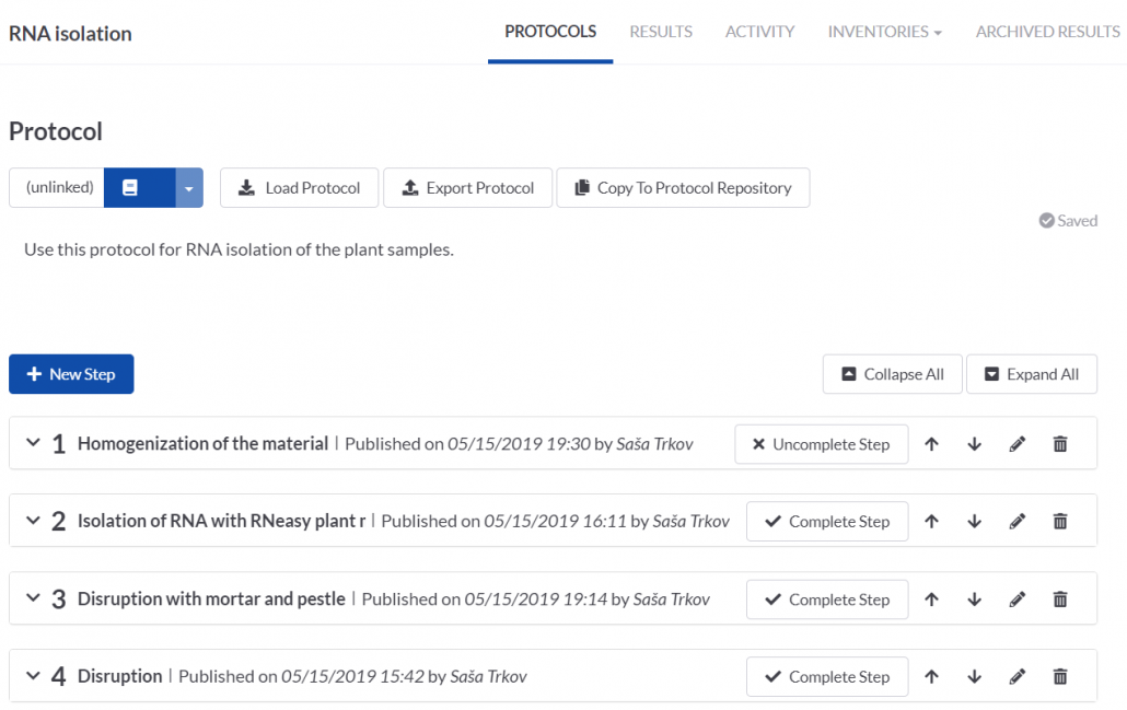 Good protocol management practice