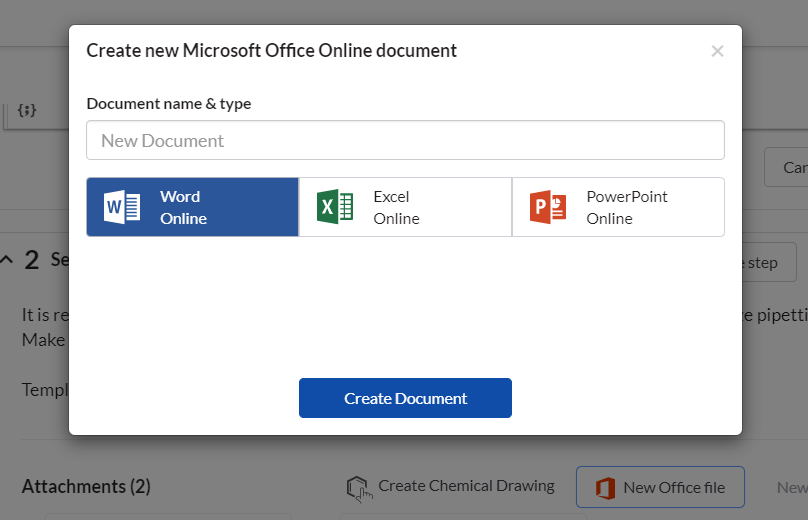 MSoffice integration