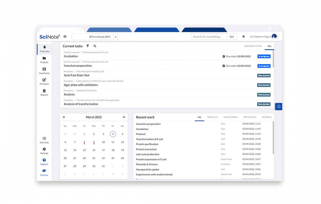 Solutions Managing work