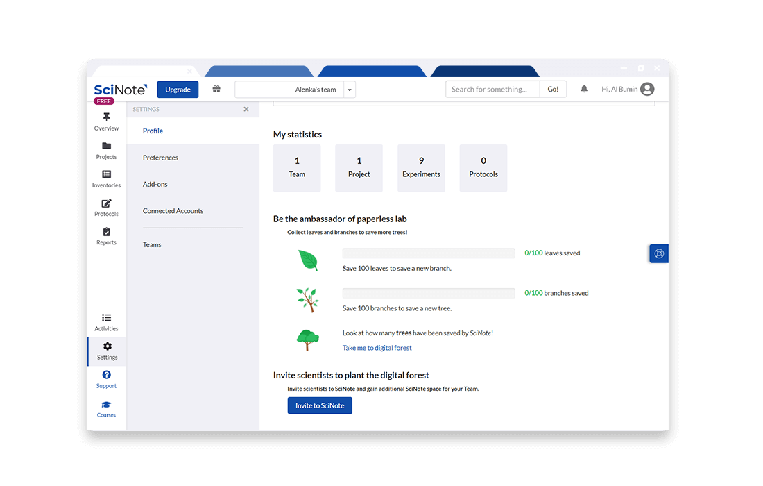 Solutions Transition to SciNote