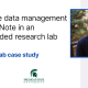 Enhance data management with SciNote in an NIH-funded research lab