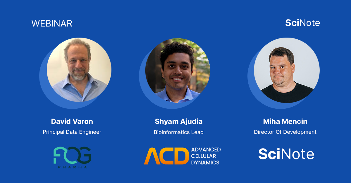 SciNote webinar How to use an ELN to scale your processes