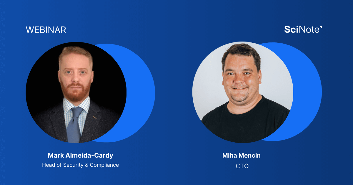 SciNote webinar How to use an ELN to scale your processes