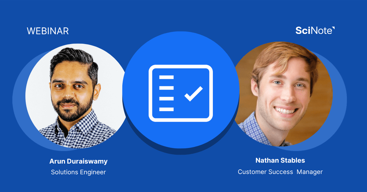 SciNote webinar How to use an ELN to scale your processes SciNote webinar How to use an ELN to scale your processes