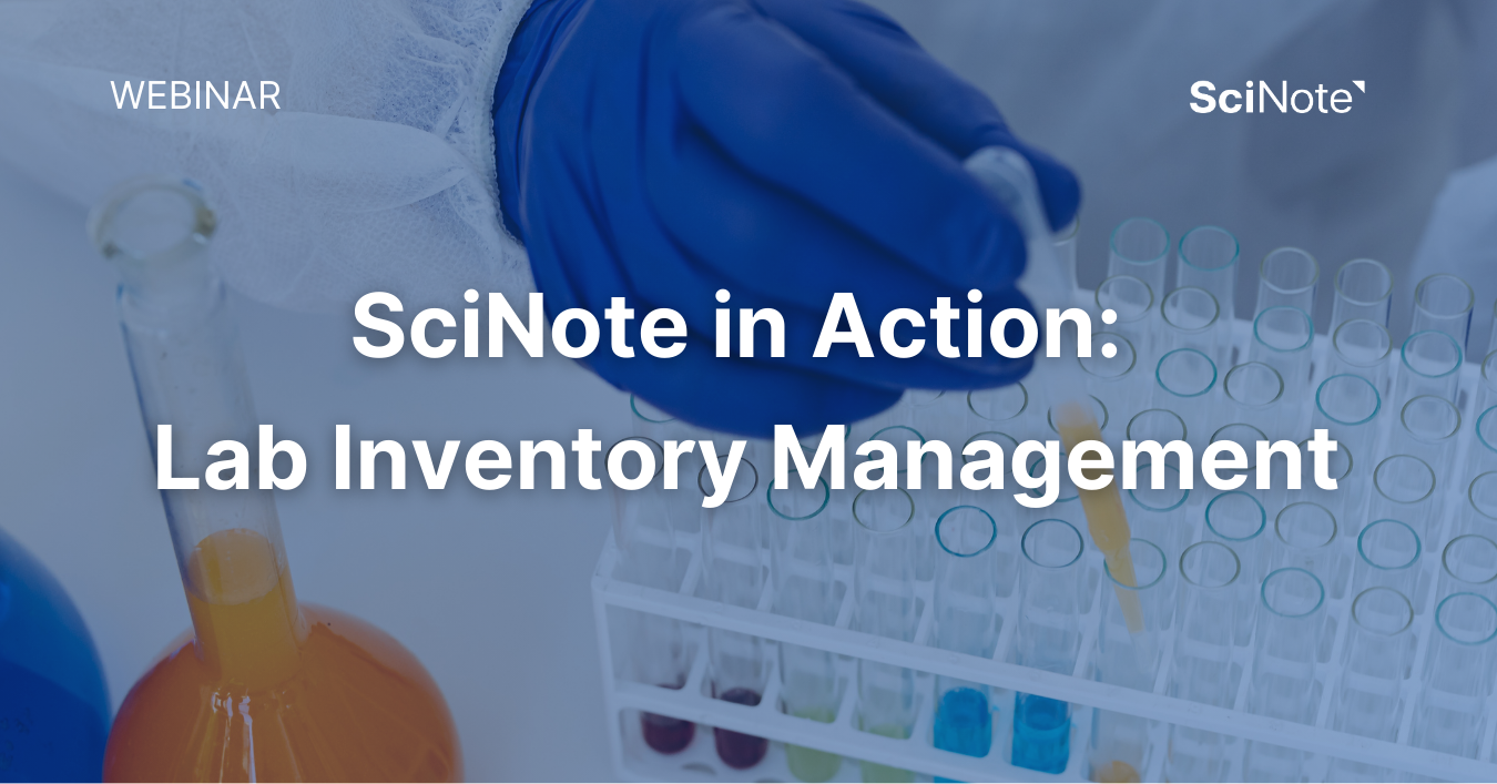 SciNote webinar How to use an ELN to scale your processes